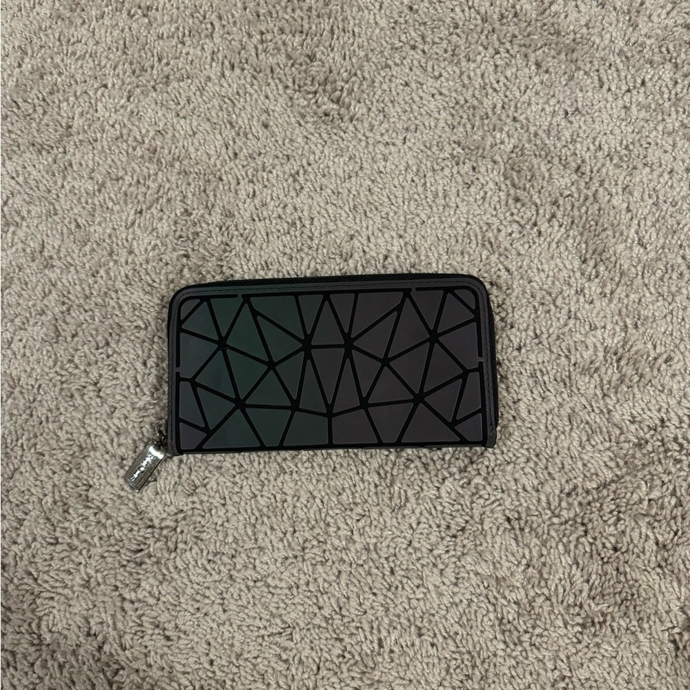 Geometric Black Wallet